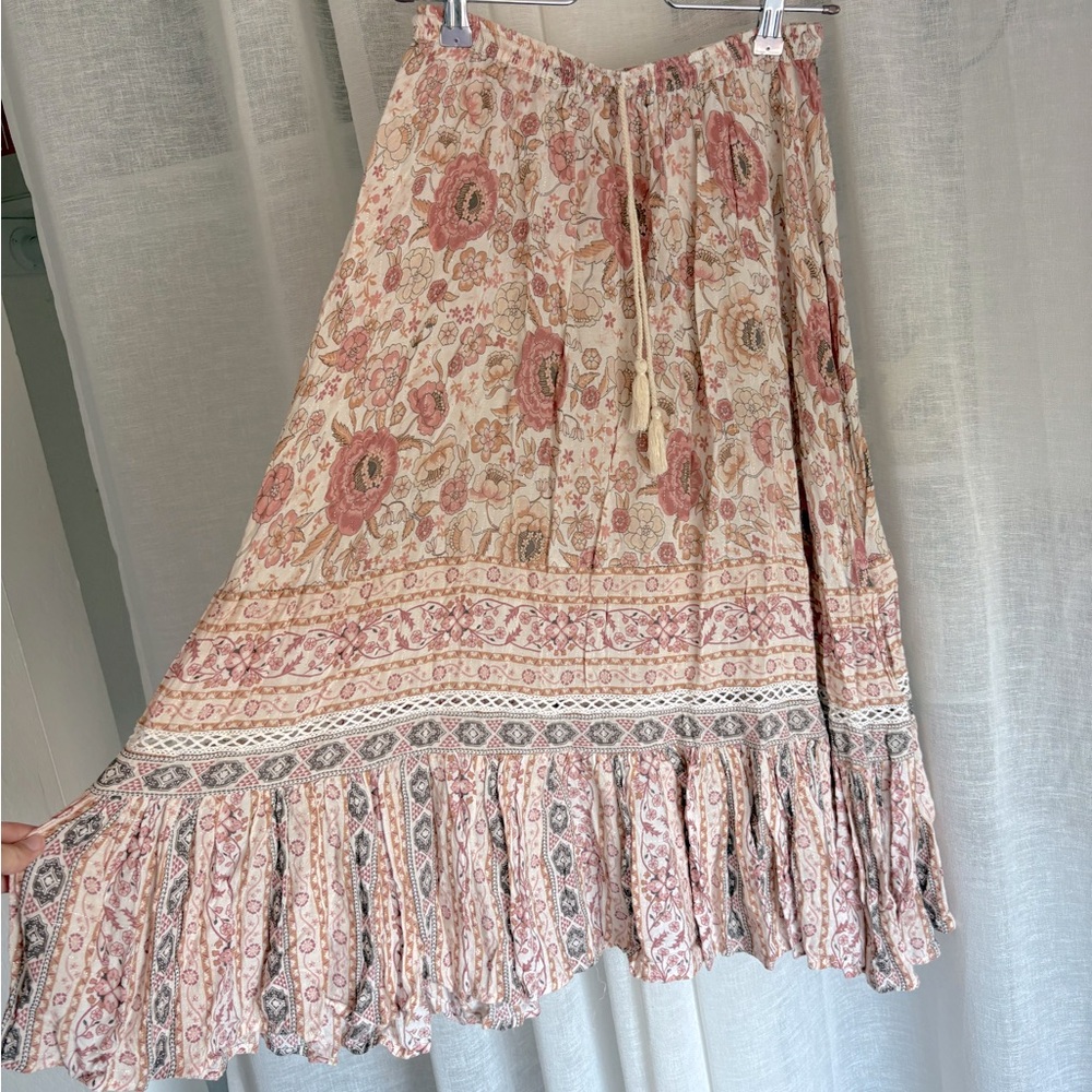 Spell Zahara midi skirt
